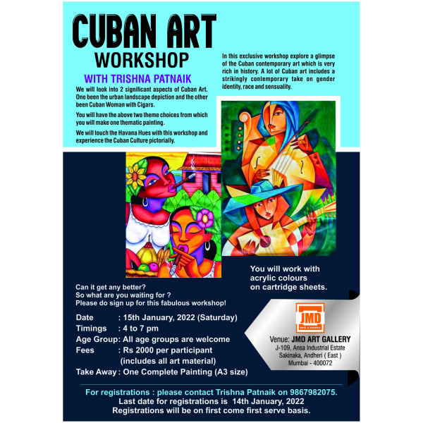 Cuban Art Workshop with Trishna Patnaik
